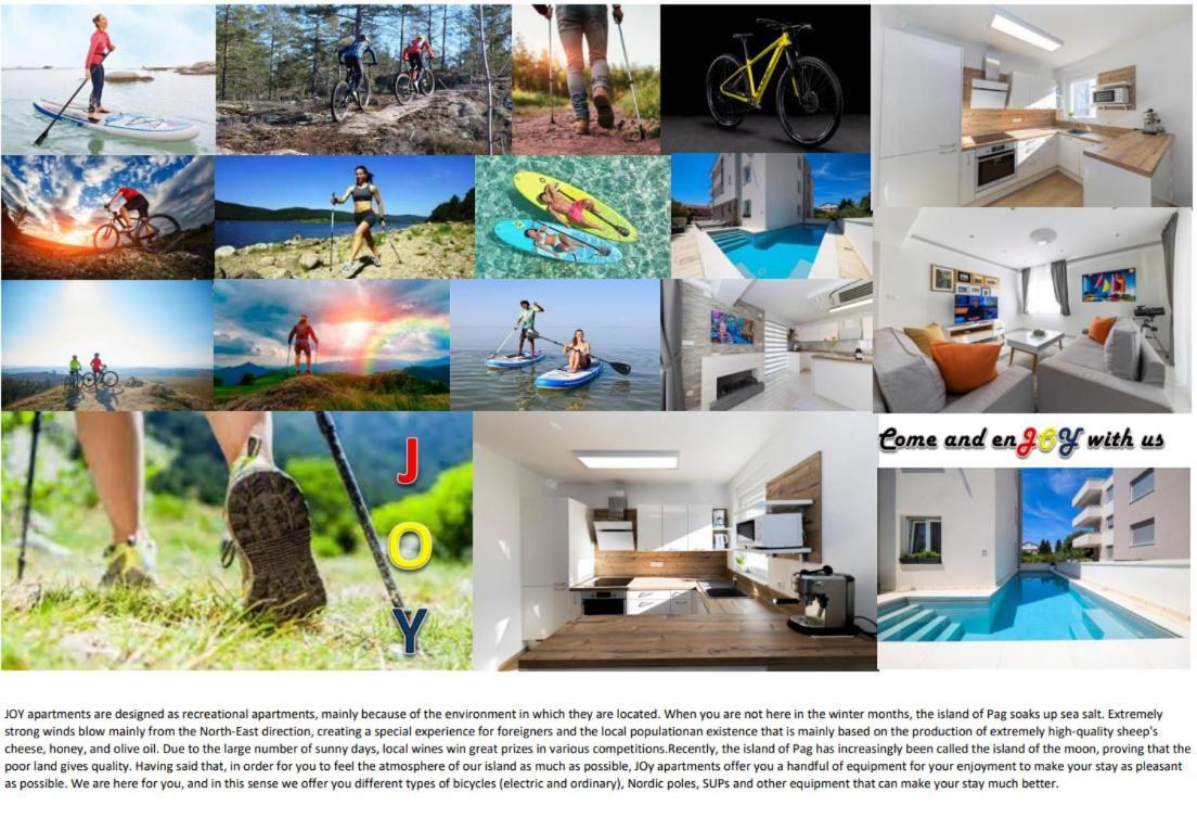 Joy 2 Apartment Novalja Dış mekan fotoğraf